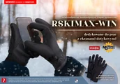 Rękawice robocze - R.E.I.S. RSKIMAX-WIN - rękawice ochronne ocieplane tkaniną THINSULATE, doskonałe do prac z ekranami dotykowymi L - miniaturka - grafika 1