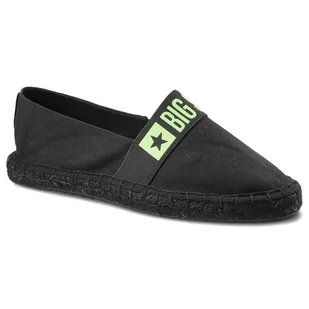 Czarne Espadryle Big Star Damskie Lekkie Półbuty - Espadryle damskie - miniaturka - grafika 1
