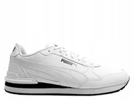 Buty sportowe męskie - Buty męskie Puma St Runner białe sneakers 39906807 42 - miniaturka - grafika 1