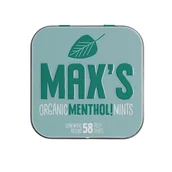 Cukierki - Max's Organic Miętuski miętowe Menthol Mints 35g BIO - miniaturka - grafika 1