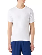 Koszulki męskie - Champion Męski t-shirt Rochester 1919 z logo C, okrągły dekolt, rozmiar S, biały, M - miniaturka - grafika 1
