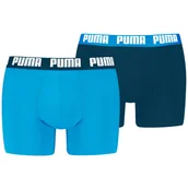 Majtki męskie - Męskie bokserki Puma Everyday Basic Boxer 2P Rozmiar: L / Kolor: niebieski/jasnoniebieski - miniaturka - grafika 1
