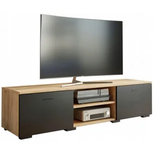 Nowoczesna szafka RTV dąb artisan + czarny K0-K68 - Szafki RTV Nowoczesna szafka RTV dąb artisan + czarny K0-K68 - Szafki RTV - miniaturka - grafika 1