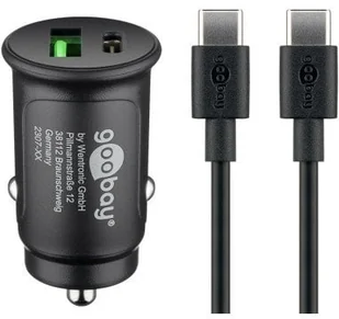 Dual USB zestaw do szybkiego ładowania samochodowego USB-C 27 W - Ładowarki samochodowe - miniaturka - grafika 1