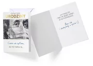 Kartki okolicznościowe i zaproszenia - Kukartka Karnet PP-2177 Urodziny (maseczka) - Kukartka - miniaturka - grafika 1