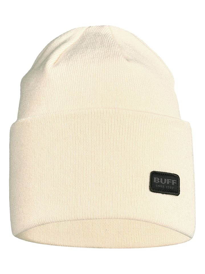 Buff Czapka w kolorze kremowym