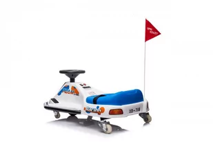 Pojazd Racing Drifter Biały - Pojazdy elektryczne dla dzieci - miniaturka - grafika 2