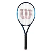 Golf - Wilson Ultra 100L V2 Performance rakieta tenisowa dla dorosłych, rozmiar uchwytu 0,0-10,2 cm, niebieska/granatowa - miniaturka - grafika 1