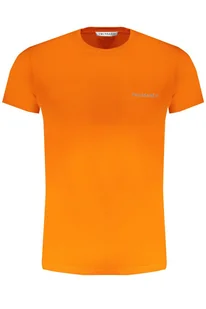 T-SHIRT MĘSKI Z KRÓTKIM RĘKAWEM TRUSSARDI POMARAŃCZOWY - Trussardi - Koszulki męskie - miniaturka - grafika 1
