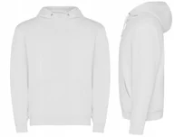 Bluzy damskie - Bluza Dresowa z Kapturem Kangurka JAKOŚĆ ROLY Capucha SU1087 BIAŁA 3XL - miniaturka - grafika 1