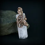 Wisiorki - Wisiorek z różowym kwarcem - miniaturka - grafika 1