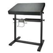 Wyposażenie studia tatuażu - Czarny podłokietnik z podstawą do tatuażu kosmetyczny - miniaturka - grafika 1