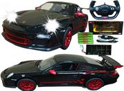 Zabawki zdalnie sterowane - Autko Zdalnie Sterowane Rastar PORSCHE 911 GT3 Samochód Auto Na Pilot RC 1:14 czarne - miniaturka - grafika 1