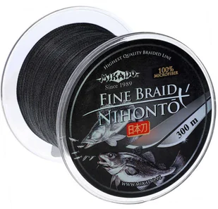 Mikado Plecionka 0,18/300m 14,40kg Nihonto Czarna - Żyłki wędkarskie - miniaturka - grafika 1