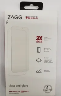 Szkło hartowane Zagg Invisible Shield do Apple iPhone 14 6.1" oraz 14 Pro - Szkła hartowane na telefon - miniaturka - grafika 1
