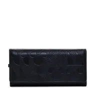 Portfele - Duży Portfel Damski Desigual 25SAYP07 Czarny - miniaturka - grafika 1