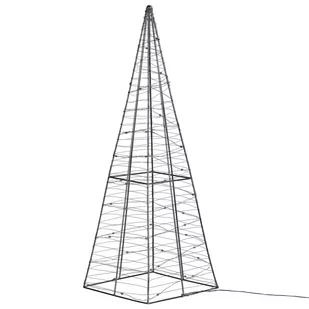 Shumee Shumee Dekoracja ogrodowa LED choinka 60 cm srebrna PUKSALA 295364 - Oświetlenie świąteczne Shumee Shumee Dekoracja ogrodowa LED choinka 60 cm srebrna PUKSALA 295364 - Oświetlenie świąteczne - miniaturka - grafika 1