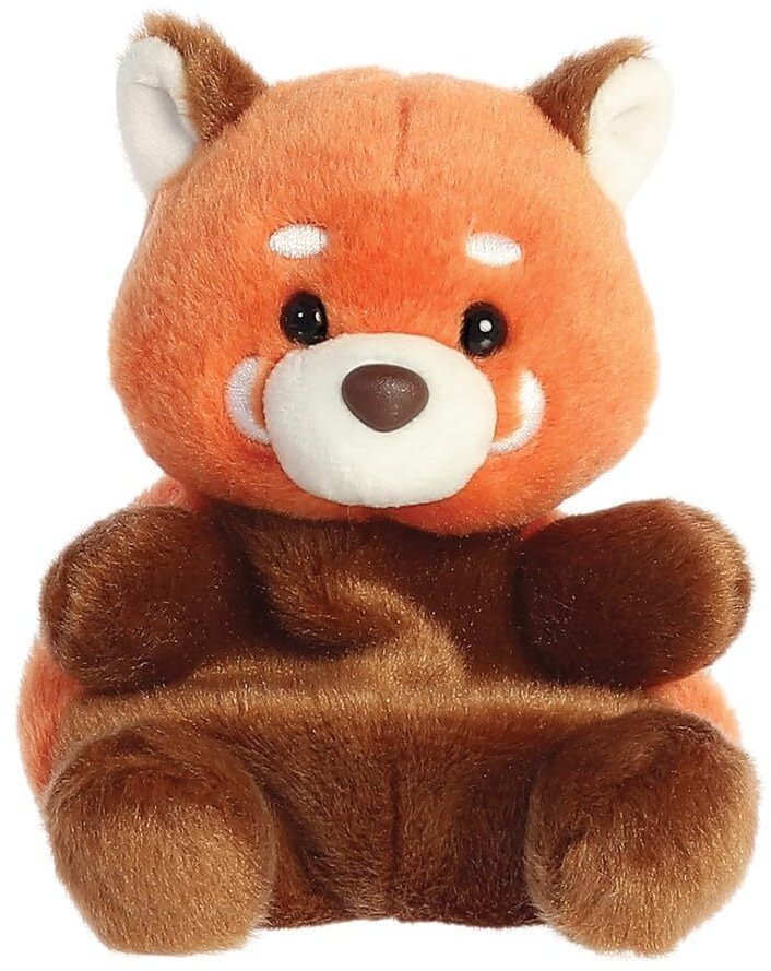 AURORA Palm Pals plush toy, Rei the Red panda, 12 cm