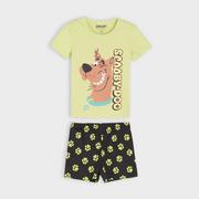 Piżamy chłopięce - Sinsay - Piżama Scooby Doo - Zielony - miniaturka - grafika 1