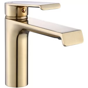 Rea B9969 Hass Gold Bateria umywalkowa niska - Baterie umywalkowe - miniaturka - grafika 1