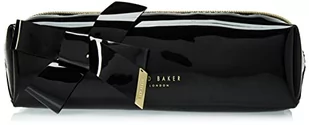 Ted Baker Damski piórnik Nikara Vinyl Bow Pencil Case, jeden rozmiar, Czarny, One Size, Etui na pędzle z kokardą - Etui na dokumenty i karty - miniaturka - grafika 1