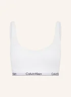 Biustonosze - Calvin Klein Biustonosz Bustier Icon Cotton Modal weiss - miniaturka - grafika 1