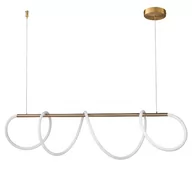 Lampy sufitowe - Lampa wisząca FANTASIA LED złota 120 cm ST-9282P/L1 - Step Into Design - miniaturka - grafika 1