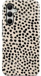 Burga Etui Almond Latte Tough do Samsung Galaxy A54 5G, beżowe z czarnymi kropkami - Etui i futerały do telefonów - miniaturka - grafika 1