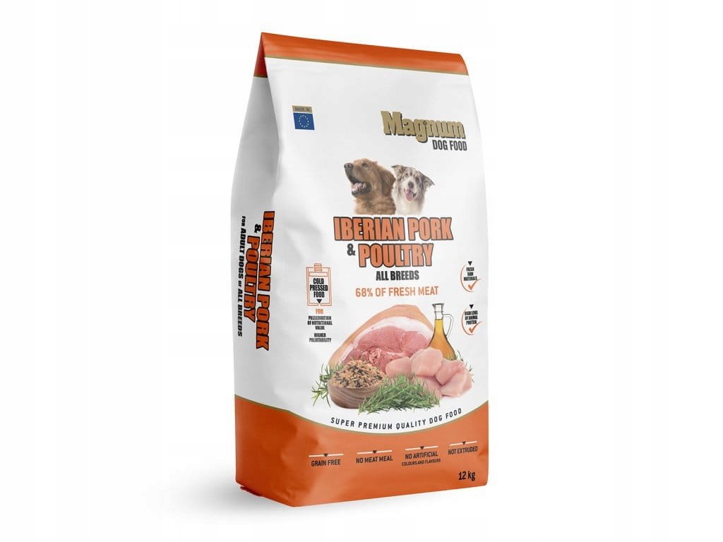 MAGNUM Karma dla psów wszystkich ras Iberian Pork&Poultry 12kg [1.130]