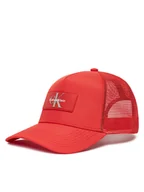 Czapki męskie - Calvin Klein Czapka z daszkiem Logo LV04D5025G Czerwony - miniaturka - grafika 1