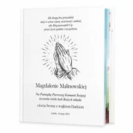 Pamiątka Pierwszej Komunii Świętej - Murrano Historie opowieści biblijne z nadrukiem dla chłopca na komunię KZ-HB-032 - miniaturka - grafika 1