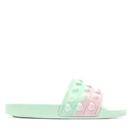 Buty dla dziewczynek - Klapki Nelli Blu P2047031K Zielony - miniaturka - grafika 1