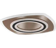 Lampy sufitowe - Rabalux 71317-LED Plafon ściemn. TANELI 60W/230V 3000/4000/6000K chrom/czarny+pilot - miniaturka - grafika 1