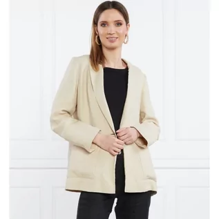 Marynarki i żakiety damskie - Tommy Hilfiger Lniana marynarka CASUAL LINEN SB BLAZER | Regular Fit - grafika 1