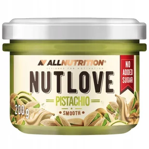 Allnutrition Nutlove Pistachio 200G Smooth Krem Pistacjowy Gładki Pistacje - Słodkie kremy i masła - miniaturka - grafika 1