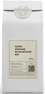 PŁATKI OWSIANE BŁYSKAWICZNE BIO 600 g - THE PLANET - Płatki śniadaniowe i musli - miniaturka - grafika 1