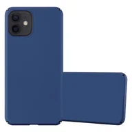 Etui i futerały do telefonów - Pokrowiec Do Apple iPhone 12 PRO MAX Etui w METAL NIEBIESKI Hard Case Cover Obudowa Ochronny Cadorabo - miniaturka - grafika 1