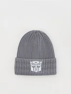 Czapki dla dzieci - Reserved - Czapka Transformers - ciemnoszary - miniaturka - grafika 1