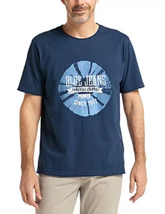 Pioneer T-Shirt Crew Neck Koszulka męska, Niebieski (Navy Blue 500), L - Koszulki męskie - miniaturka - grafika 1
