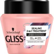 Maski do włosów - Gliss Kur Split Ends Miracle Sealing 2in1 Treatment maska spajająca do włosów zniszczonych z rozdwojonymi końcówkami 300ml - miniaturka - grafika 1