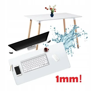 Podkładka poliwęglanowa mata ochronna na stół biurko komodę 200x80 1mm - Podkładki na biurko - miniaturka - grafika 1