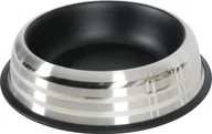 Miski dla kotów - Zolux Miska antypoślizgowa inox MERENDA 225 ml czarna - miniaturka - grafika 1