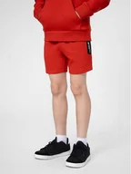 Spodenki damskie - 4F Szorty sportowe 4FJSS23TSHOM049 Czerwony Regular Fit - miniaturka - grafika 1
