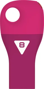 Pendrive EMTEC Car Key 8 GB Różowy (8 GB /USB 2.0 /Różowy ) - Pendrive - miniaturka - grafika 1