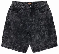 Spodenki męskie - spodenki męskie SANTA CRUZ BIG SHORTS BLACK ACID WASH - miniaturka - grafika 1