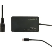 Zasilacze do laptopów - Zasilacz do laptopa GEMBIRD NPA-AC-PDQC65-01 65W - miniaturka - grafika 1