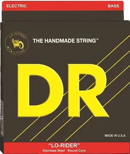 DR Strings lo-rider - mlh-45 - Bass String Set, 4-String, Medium Light, .045-.100 - Struny gitarowe  - miniaturka - grafika 1
