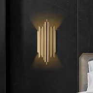 Lampy ścienne - Opviq Kinkiet Reis 13341, kolor złoty, metal, wysokość 50 cm - miniaturka - grafika 1