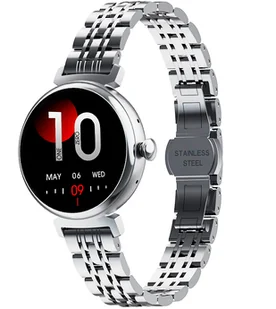 Hagen HB19.111.1111 Smartwatch HB19 Srebrny - Smartwatch - miniaturka - grafika 1