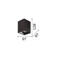 Lampy pozostałe - Ideallux Ideal Lux downlight Nitro Square biały wysokość 12 cm, metalowy - miniaturka - grafika 1